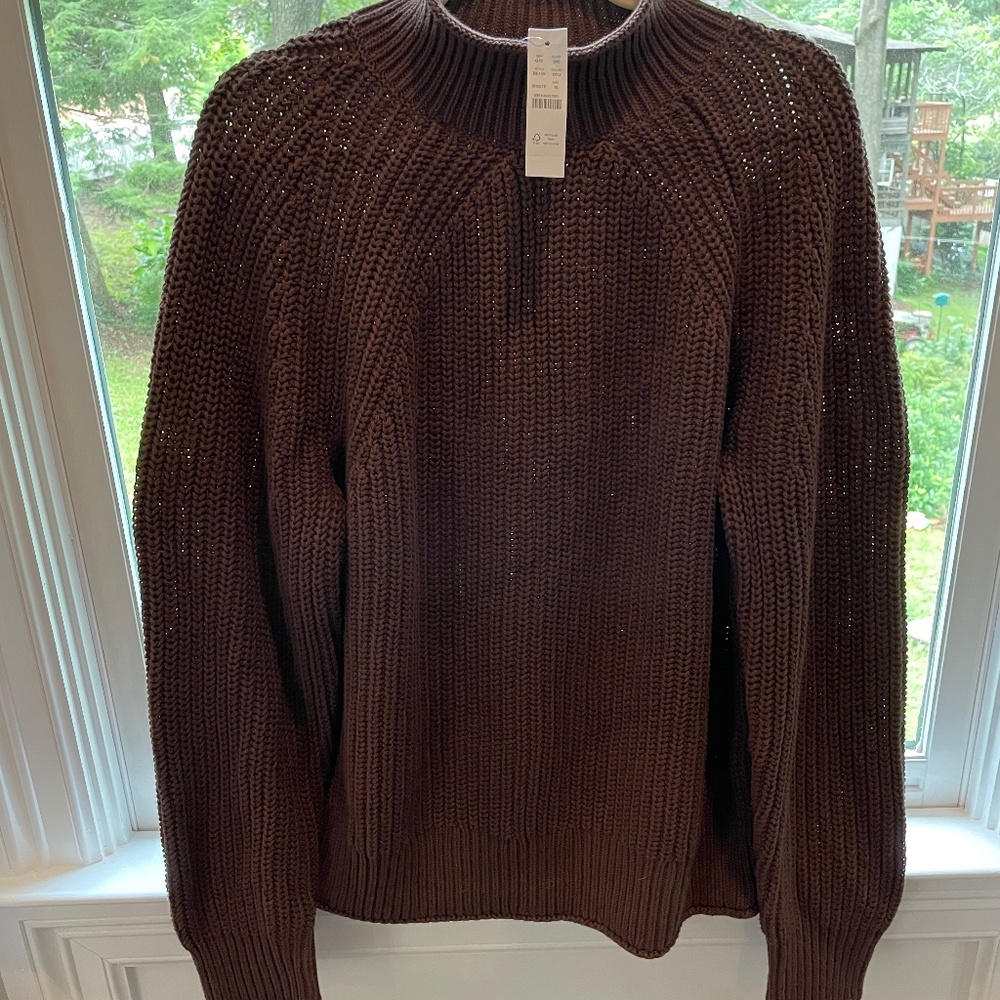 Brown J. Crew Knit Sweater